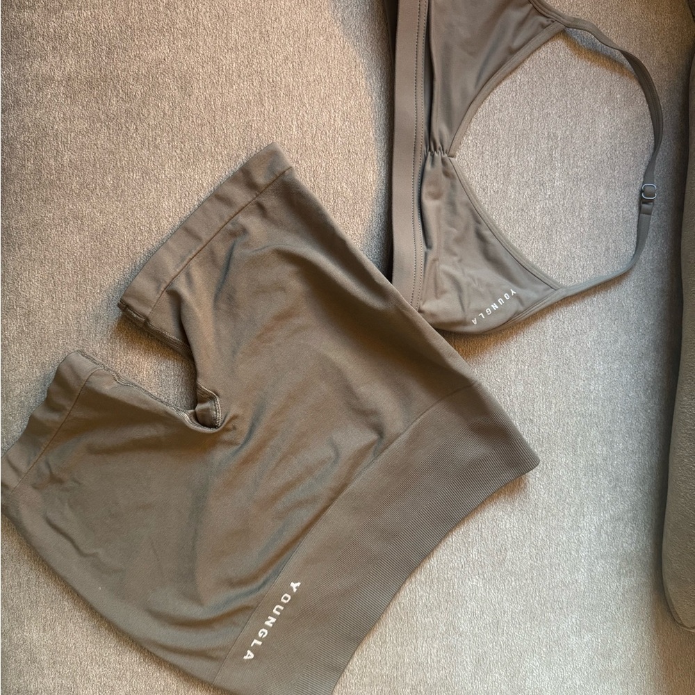 YoungLA Gray Crop Top